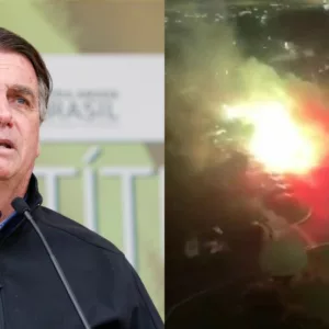 Bolsonaro se manifesta após explosões no STF | Montagem SCC10: Alan Santos/PR e SBT News