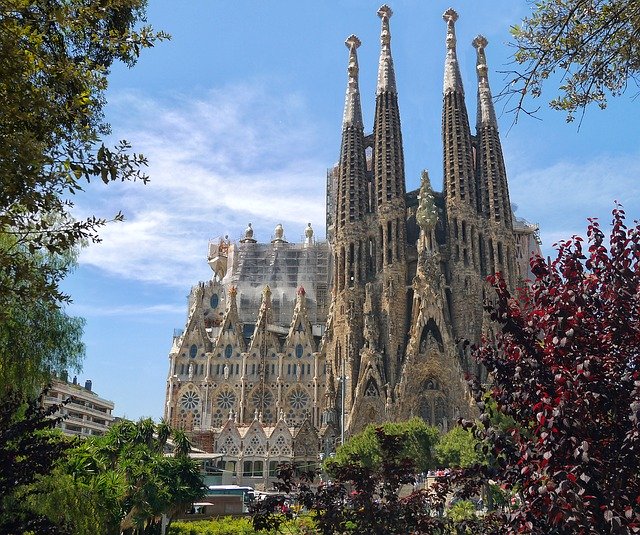 Sagrada Família, Barcelona, Espanha.