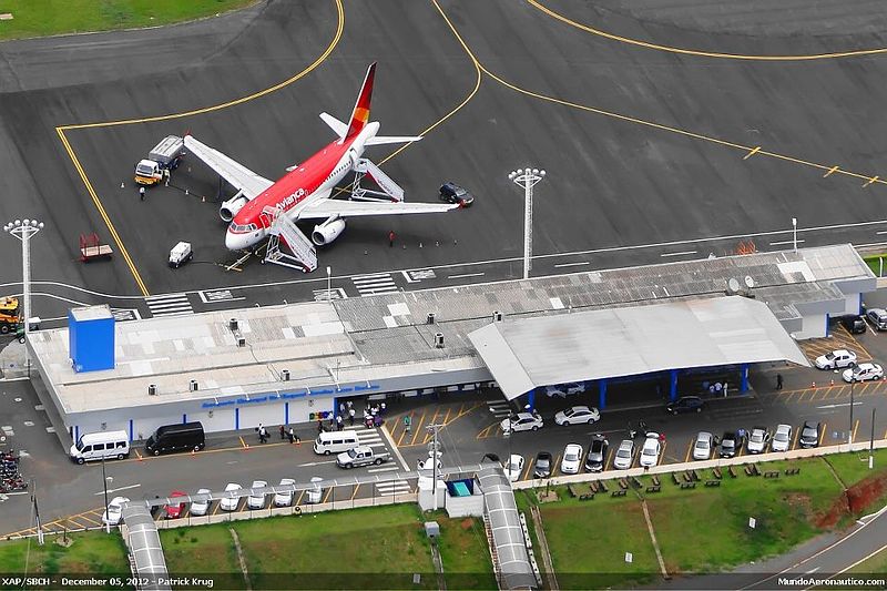 Aeroporto de Chapecó. Foto Divulgação