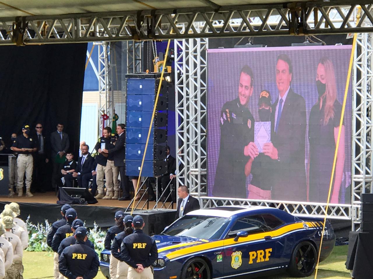 Bolsonaro - formatura PRF