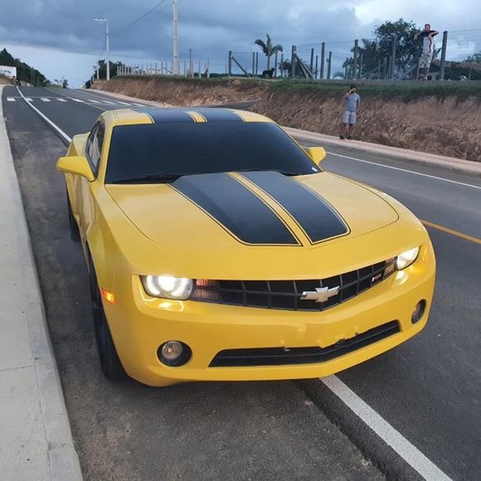 Carro de luxo foi apreendido pela polícia em SC com suspeitos de integrarem grupo criminoso Foto: Polícia Civil