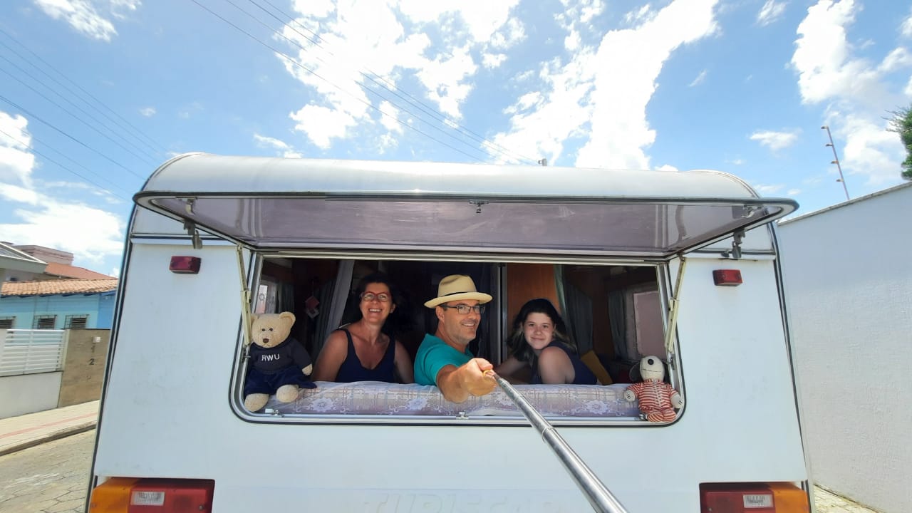 Três no Trailer em Barra Velha. Foto: Arquivo Pessoal.