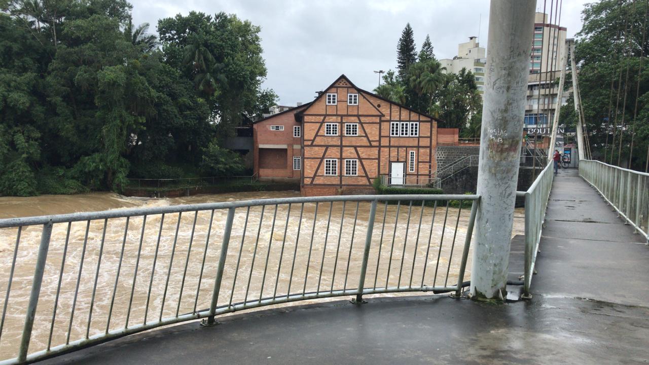 Represa do Rio Benedito, em Timbó. Foto Greici Siezemel/SCC SBT