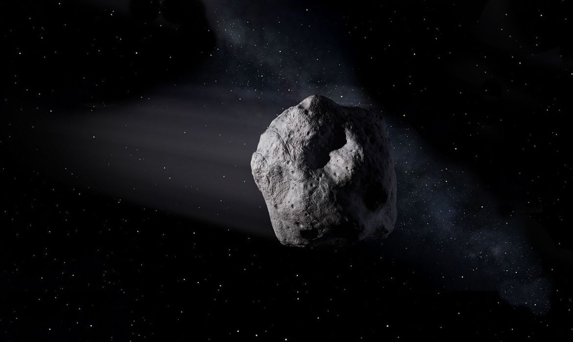 Asteroide descoberto por estudante. Foto: Nasa / Divulgação.