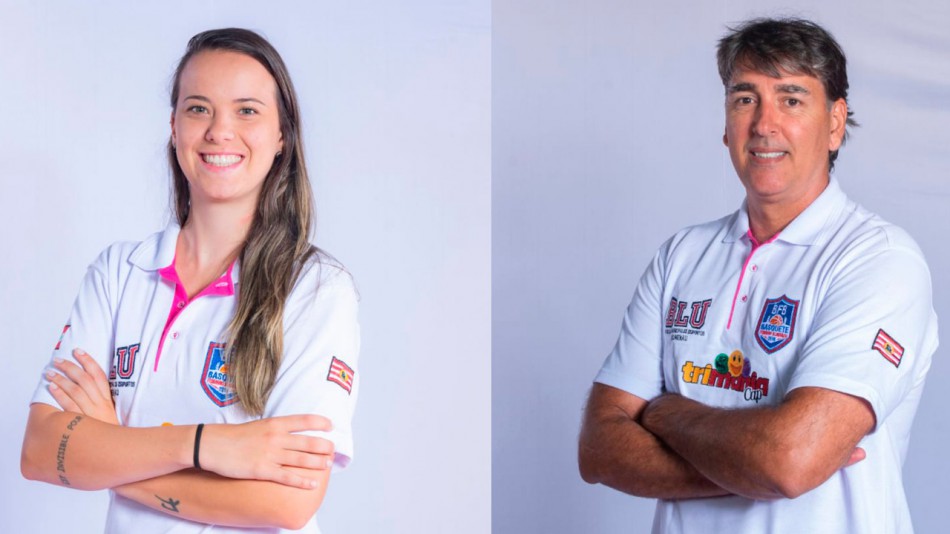 A assistente técnica Bruna Rodrigues e o técnico João Camargo. Foto: Divulgação