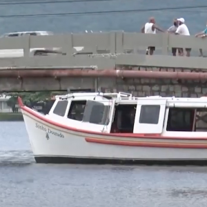 Ponte na Lagoa da Conceição: moradores pedem mais participação no projeto da prefeitura da Capital. Foto: SBT Meio-Dia / Divulgação.