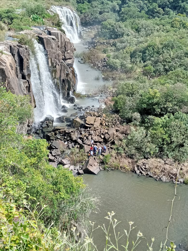 Corpo de homem é resgatado em cachoeira de Salto do Caveiras, em Lages