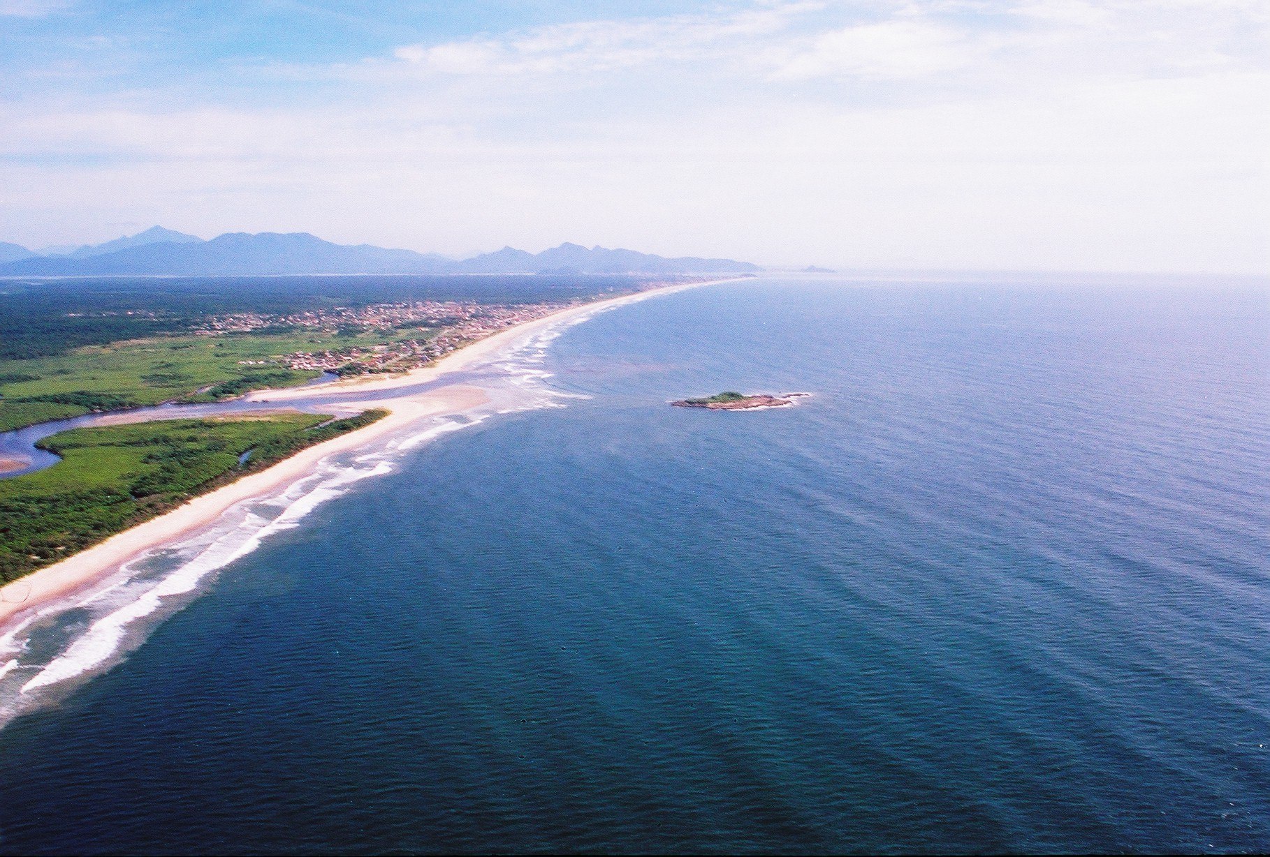 Barra do Saí. Foto: Prefeitura de Itapoá / Divulgação.