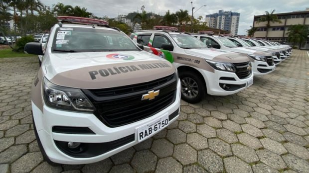 Polícia Militar de Santa Catarina entrega 122 novas Foto: Divulgação / PMSC
