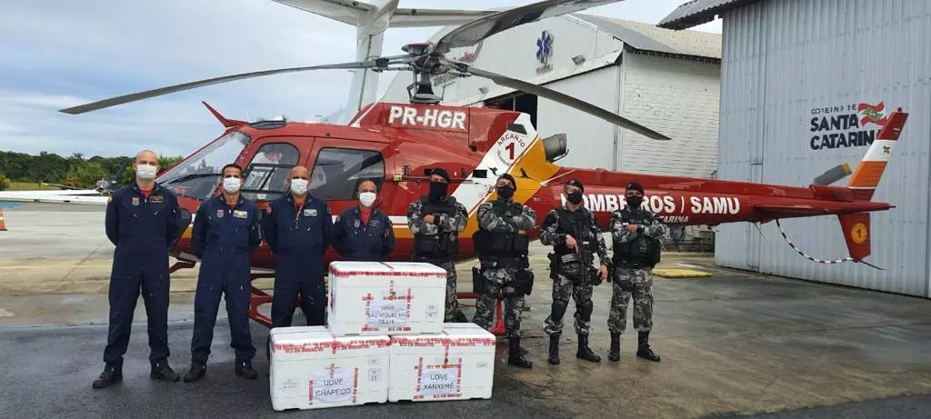 Foto: Corpo de Bombeiros Militar de Santa Catarina