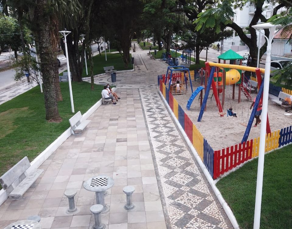 Praça Olívio Amorim, no Centro. Foto: Divulgação | Prefeitura