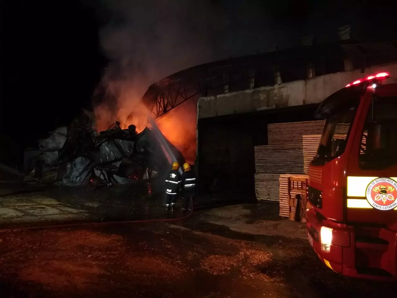 Foto: Corpo de Bombeiros / Divulgação.