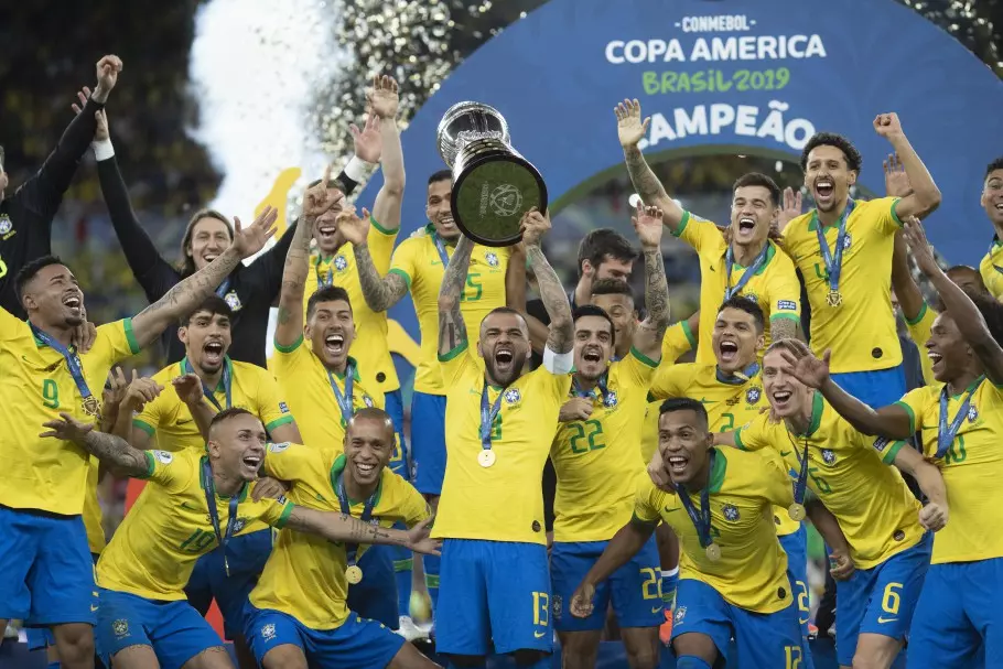 Em 2019, Brasil venceu o Peru e foi campeão da Copa América (Foto: Lucas Figueiredo/CBF/Divulgação)