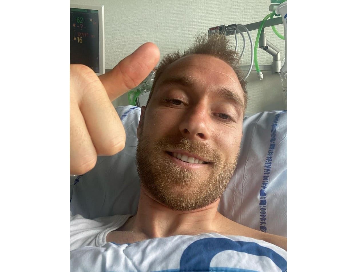 Foto: Reprodução/Instagram/Christian Eriksen
