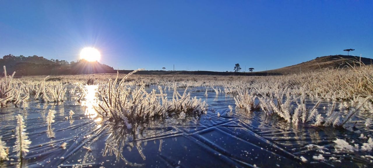 Com -10ºC, SC registra amanhecer mais congelante de 2021