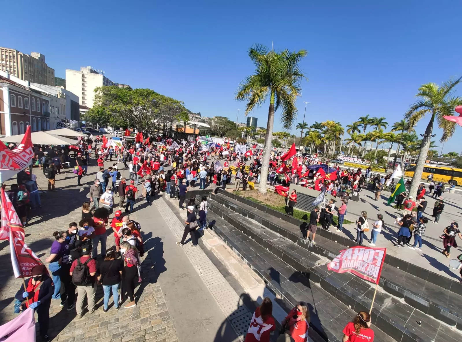 Foto: Pricila Baade | CUT SC | Via: PT Brasil (Reprodução | Redes Sociais)