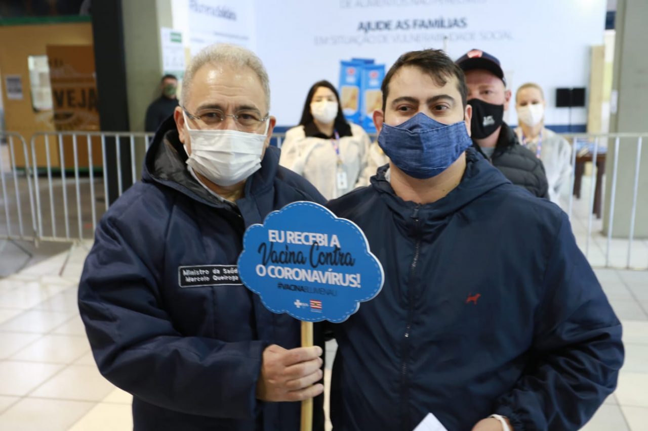 Ministro Queiroga em Blumenau