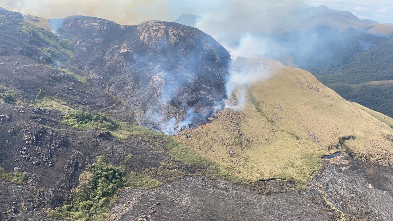 Incêndio atinge ponto turístico no Norte de SC