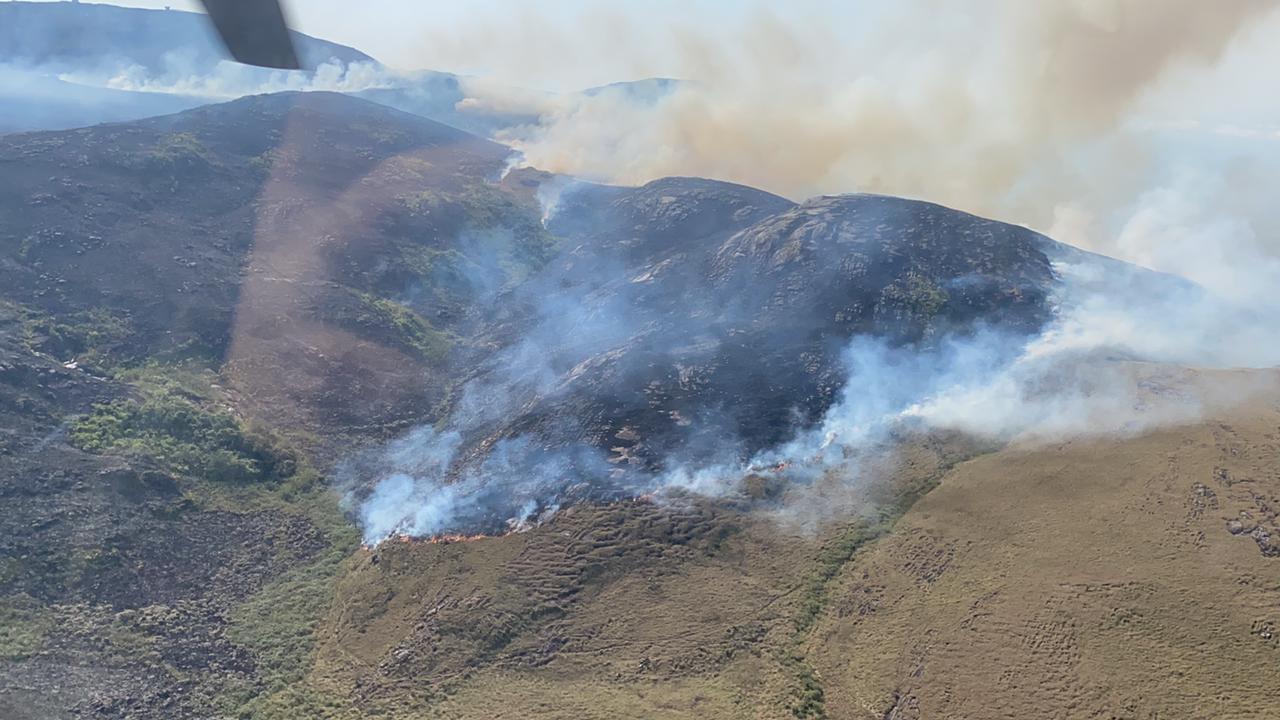 Incêndio atinge ponto turístico no Norte de SC