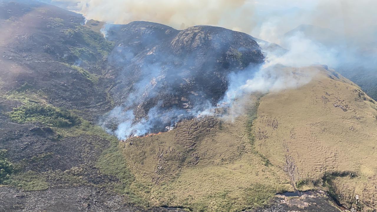 Incêndio atinge ponto turístico no Norte de SC