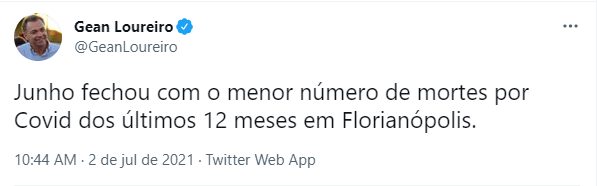 Menor número de mortes em Floripa 