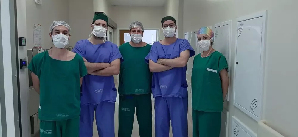 Equipe do Hospital São José de Criciúma. Foto: Divulgação 