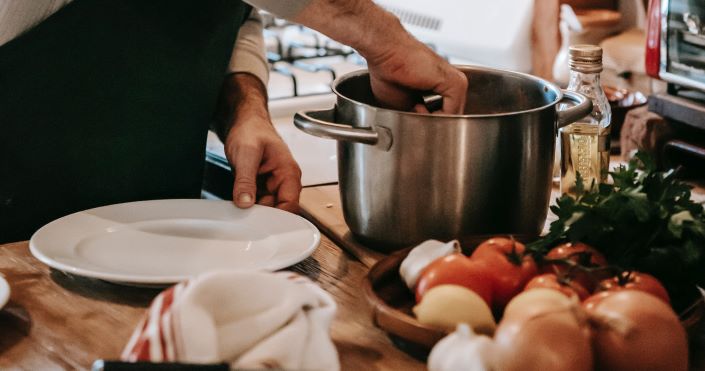 Caldo de legumes. Fonte: Pexels