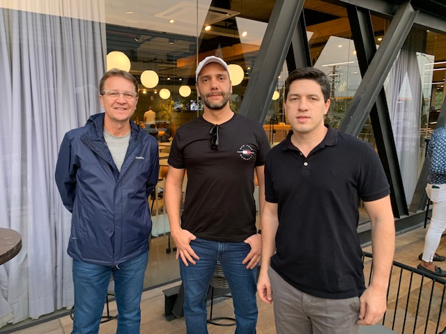 O CEO da Librelato José Carlos Spricigo, Allan Basílio e Cristian Noki, também passaram pelo nosso Happy Hour Auto Show.