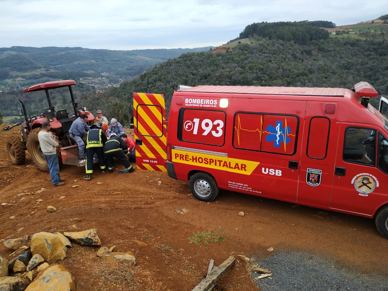 Foto: Bombeiros Voluntários de Arabutã, Divulgação