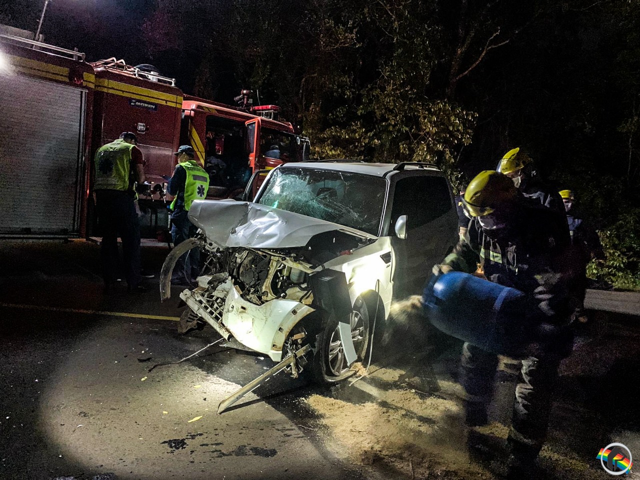 Colisão frontal deixa uma pessoa morta na BR 282