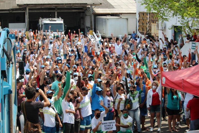 Greve da Comcap é encerrada em Florianópolis