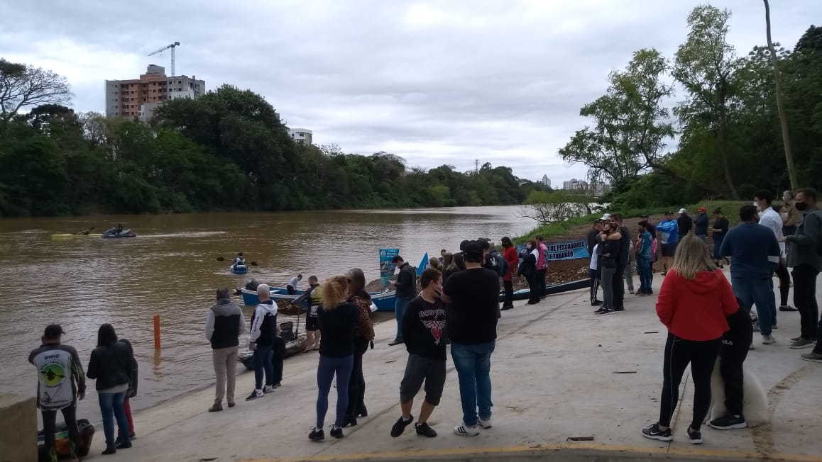 Rampas Aquáticas são inauguradas às margens do Rio Tubarão