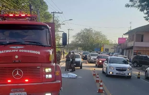 Foto: Corpo de Bombeiros Voluntários de Ilhota / Divulgação