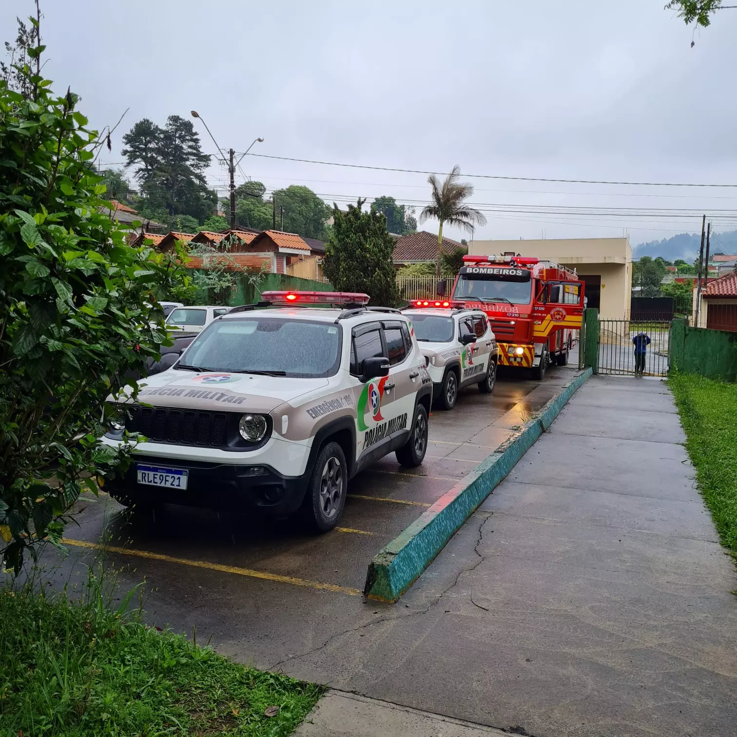 Foto: Corpo de Bombeiros/ Reprodução