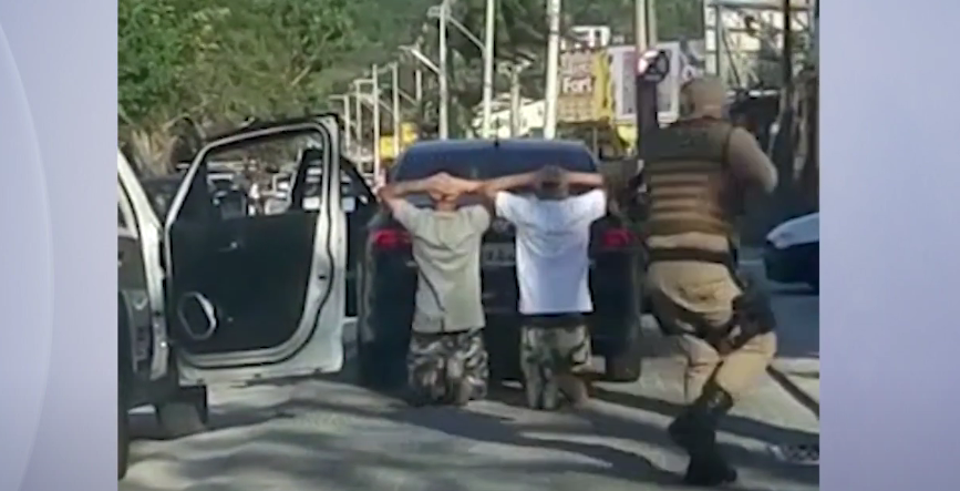 Vídeo: assaltantes são presos em flagrante na Lagoa da Conceição