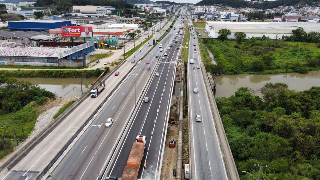 Mais Quatro Quilômetros Da Terceira Faixa Da Br 101 Em Palhoça Serão Liberados 8038