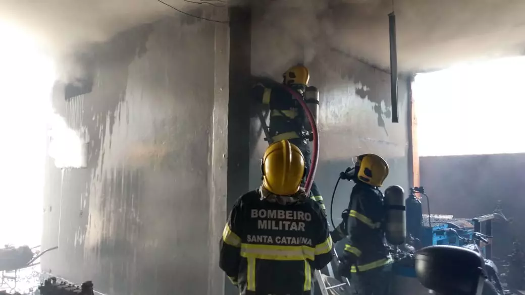 Foto: Corpo de Bombeiros Militar de Santa Catarina | Divulgação. 