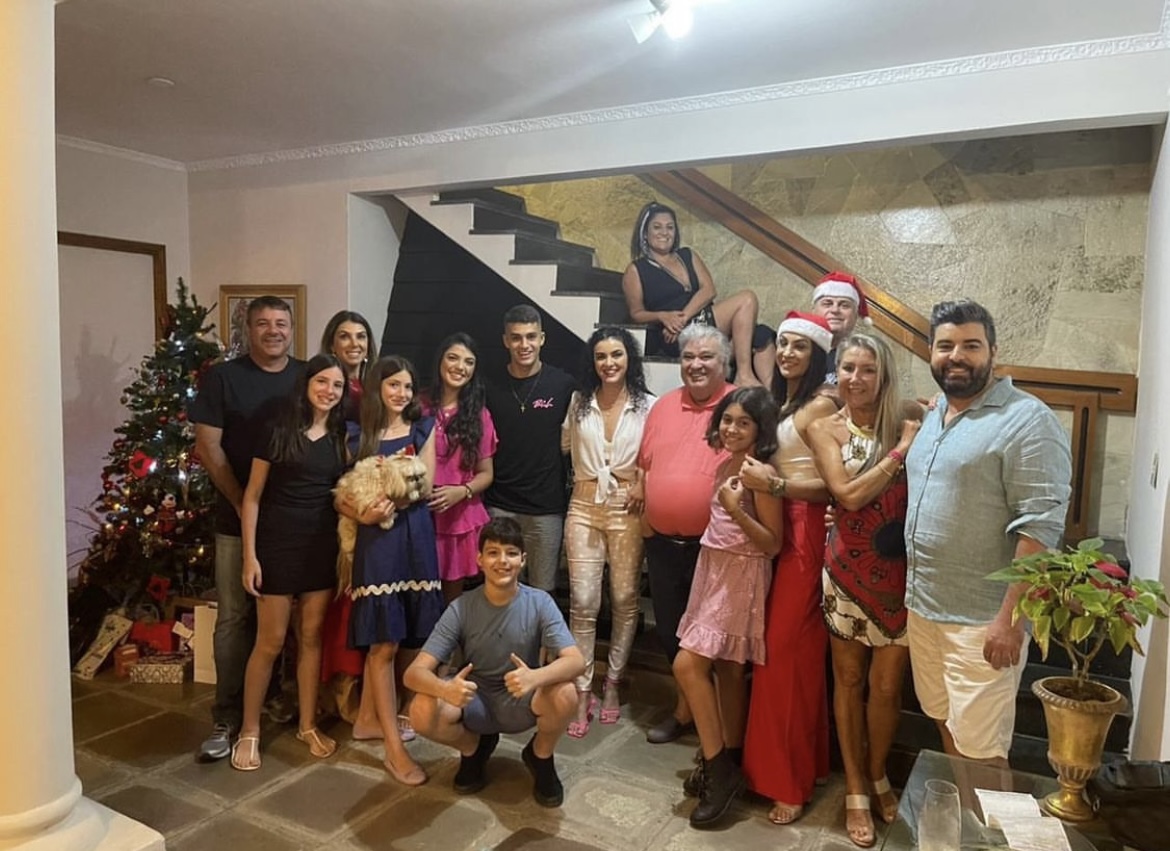 Natal da grande família JP Medeiros, com a presença da convidada especial, Meggy Casagrande. Foto Arquivo Pessoal