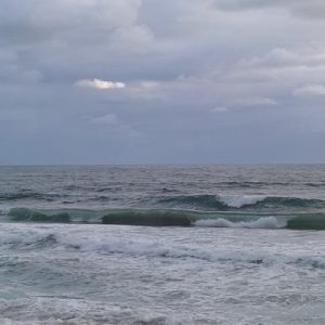 Praia do Morro das Pedras – 05h35. Foto: Arquivo Pessoal