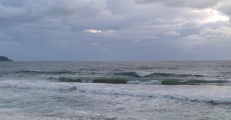 Praia do Morro das Pedras – 05h35. Foto: Arquivo Pessoal