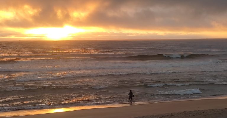 Praia do Morro das Pedras – 16/12/2021 – 05h25. Foto: Arquivo Pessoal