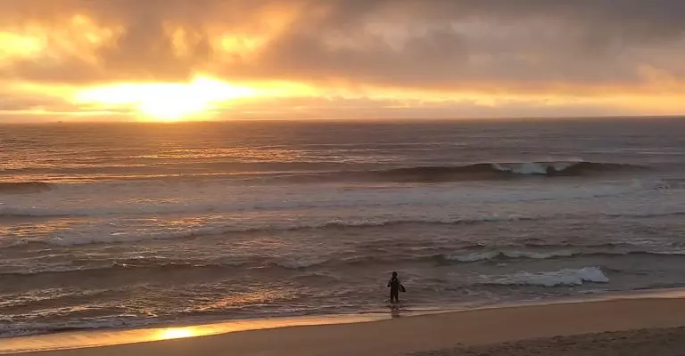 Praia do Morro das Pedras – 16/12/2021 – 05h25. Foto: Arquivo Pessoal