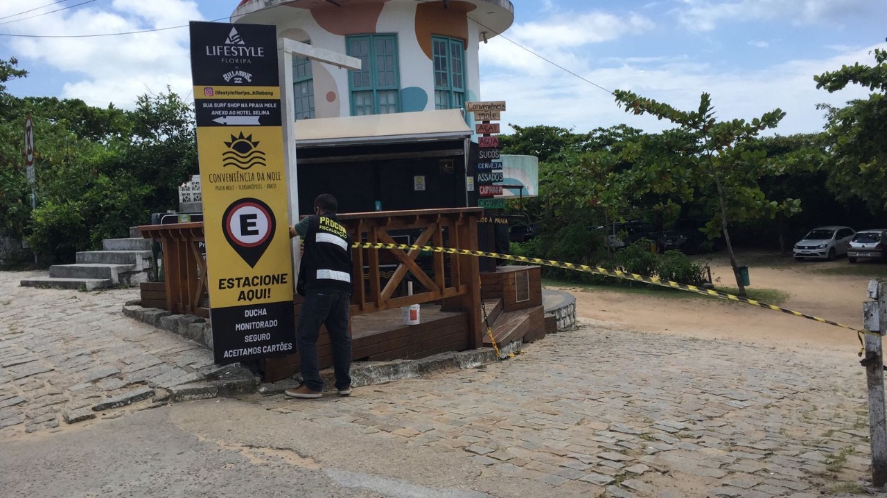 Estacionamento Praia Mole