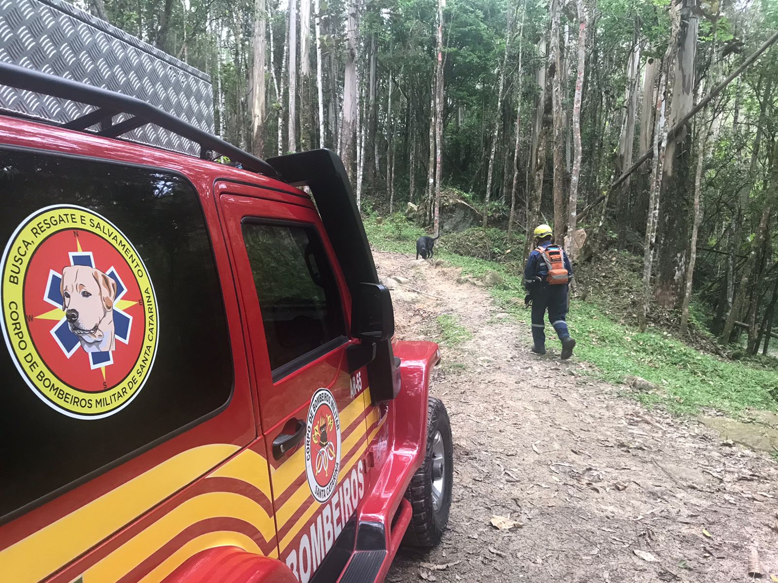 Foto: Corpo de Bombeiros Militar, Gaspar. Divulgação.