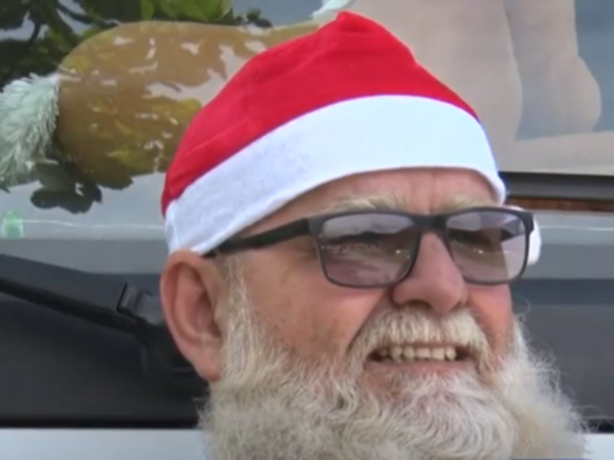 Selfie do Papai Noel