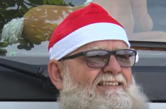 Papai Noel da Vida Real. SBT News\Reprodução 