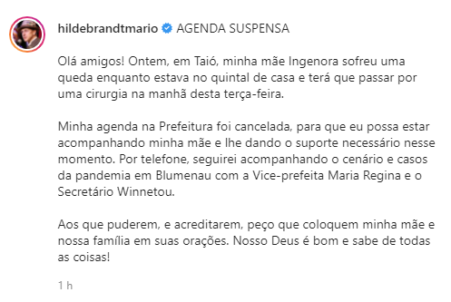 prefeito de Blumenau