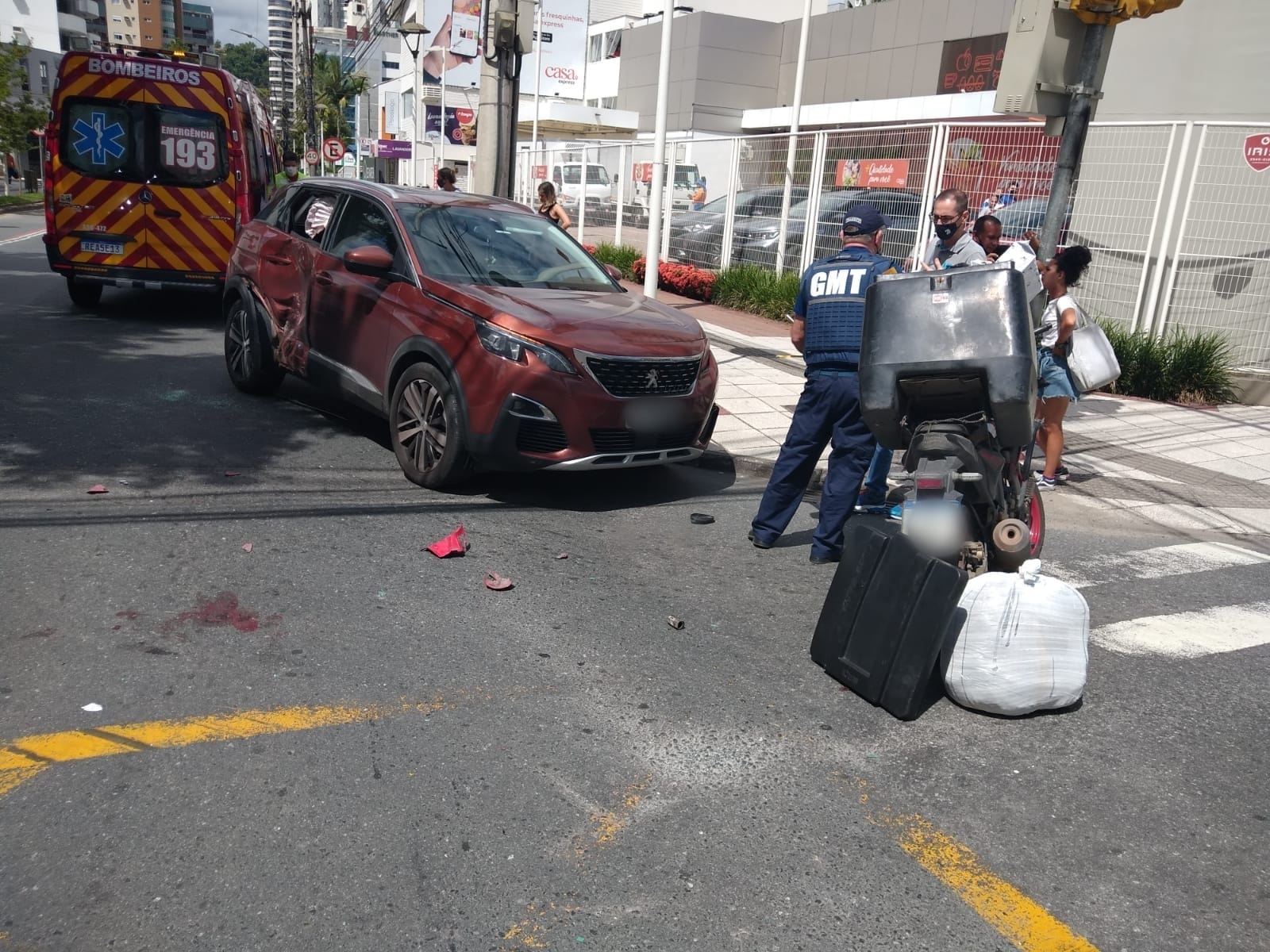 Foto: Corpo de Bombeiros/ Reprodução