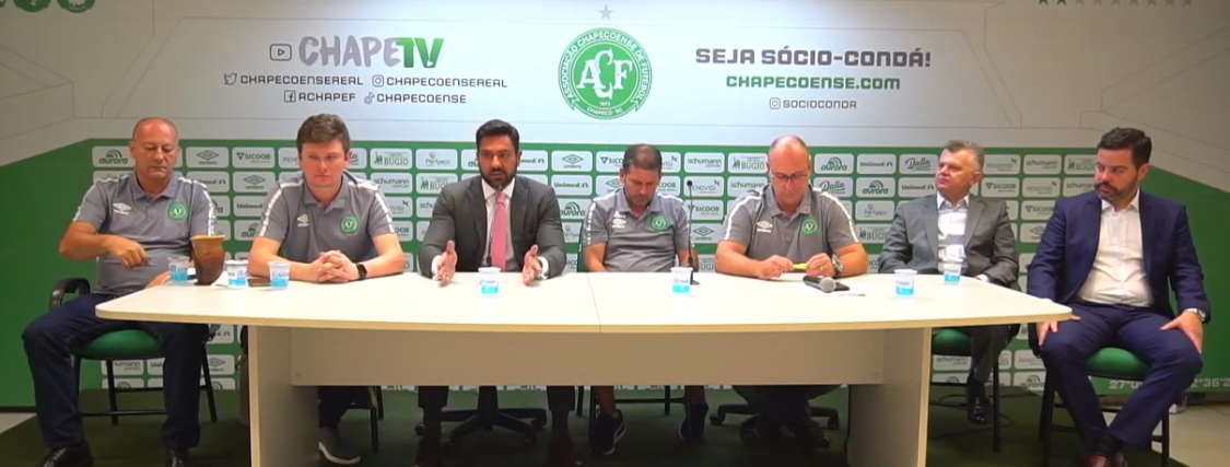 Foto reprodução | Coletiva de Imprensa Chapecoense 