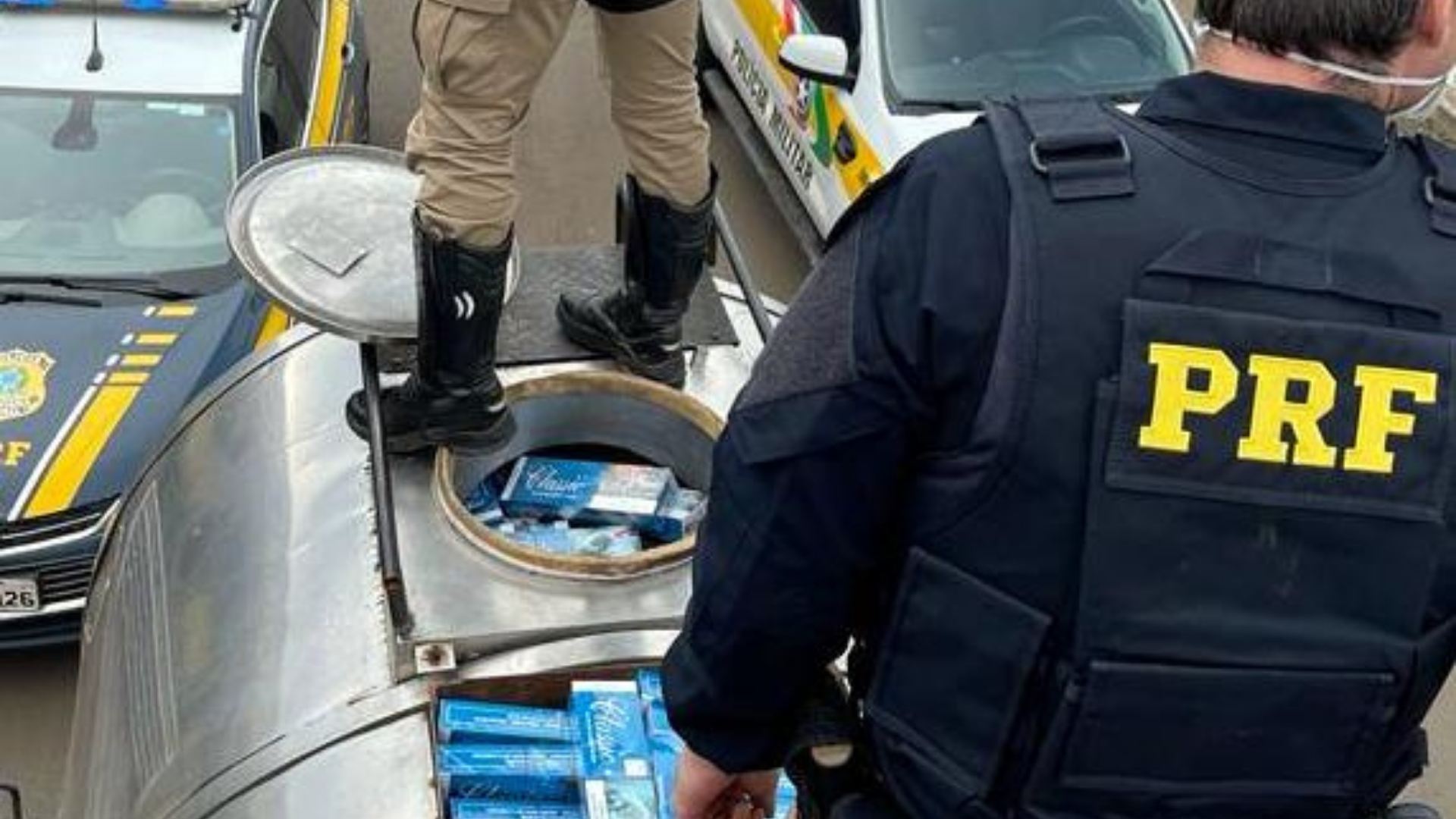 Foto: Polícia Rodoviária Federal/ Reprodução